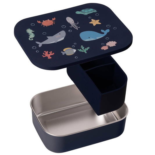 Little Lund Kids Stainless Steel Lunch Box: Ocean
