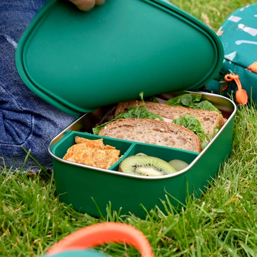 Little Lund Kids Stainless Steel Lunch Box: Dino