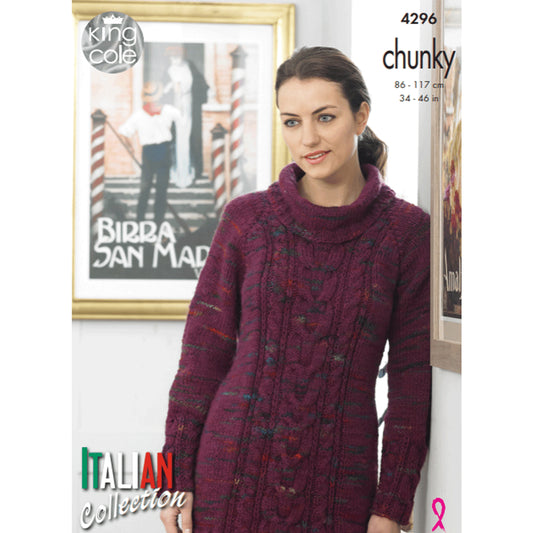 Italian Collection Polo Neck Jumper and Cardigan