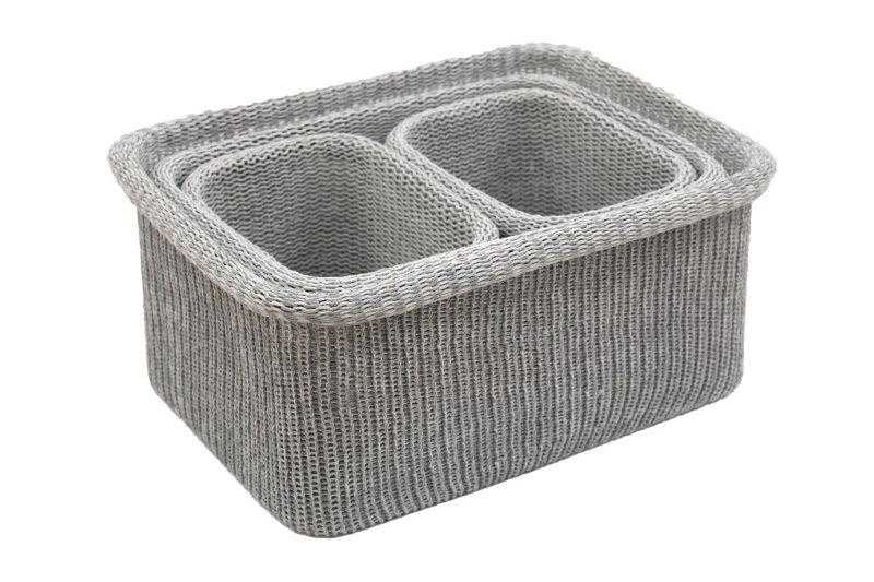 Grey Storage Basket