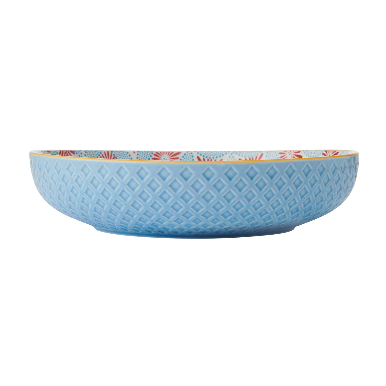 Mikasa Blue Mosaic Stoneware Bowl, 900ml, 21 x 5cm