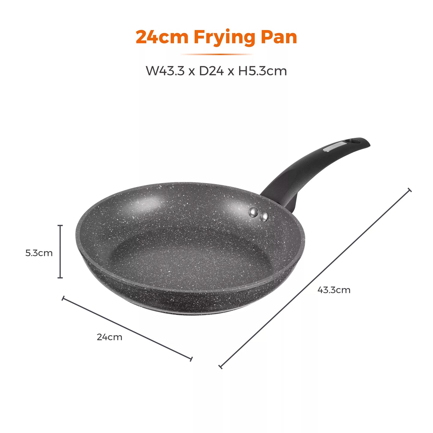 Cerastone Forged 24cm Fry Pan
