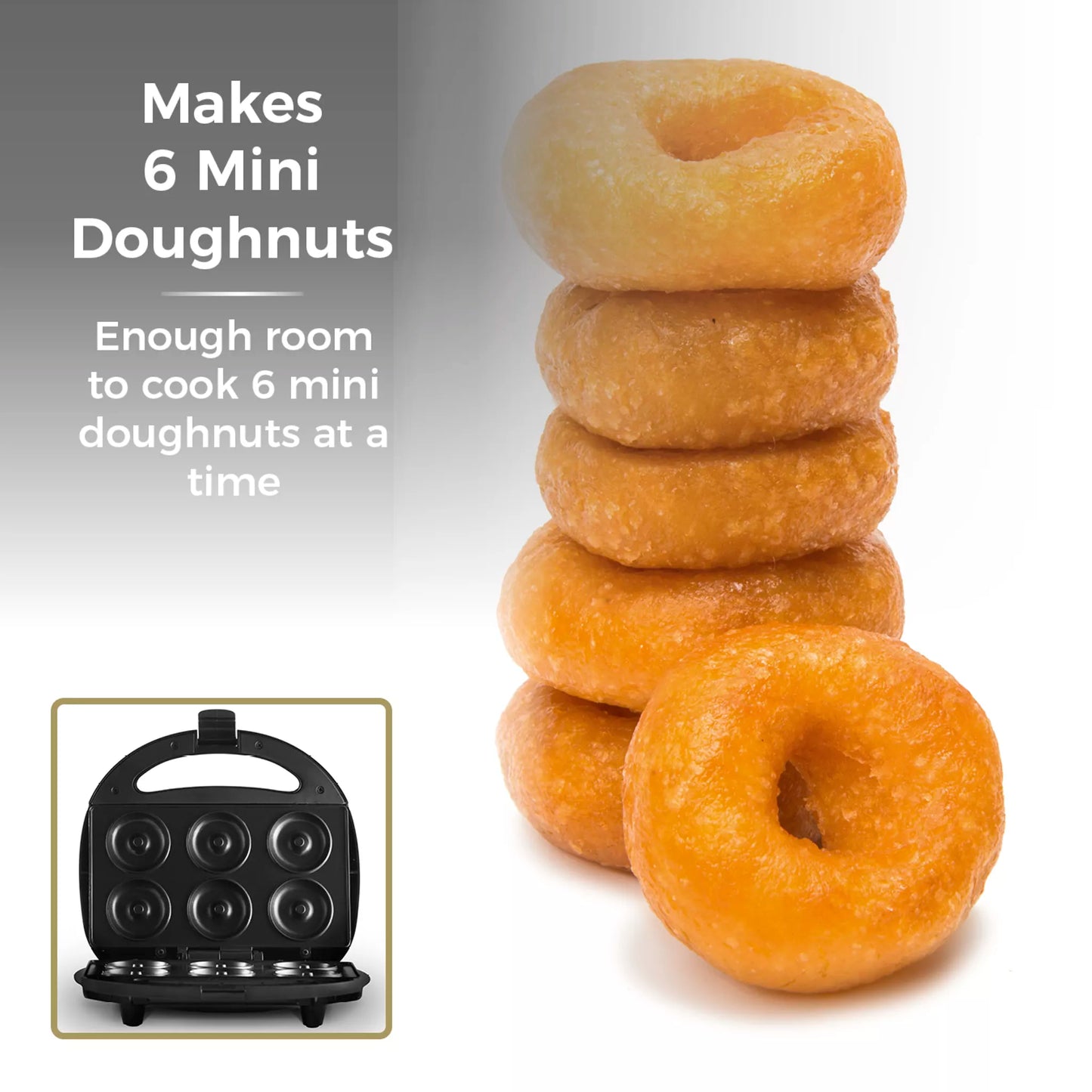 Mini Donut Maker 750W