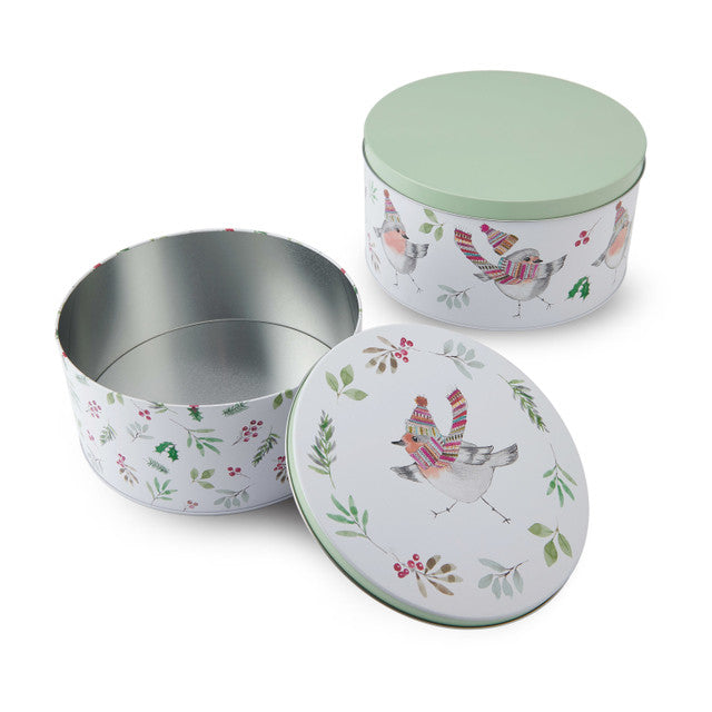 Mikasa Tipperley Hill Robin Cake Tins, Set of 2