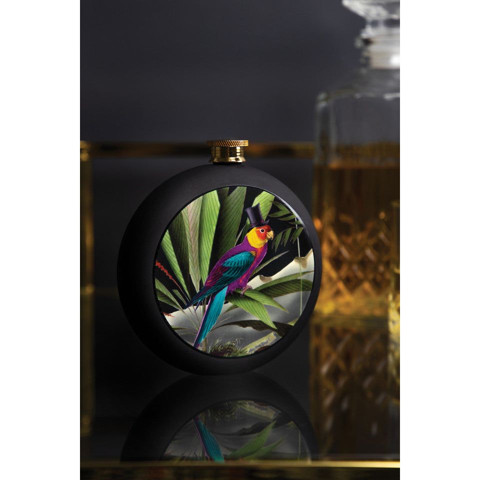 BarCraft 240ml Stainless Steel Hip Flasks Assorted Designs