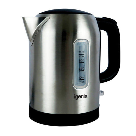 Igenix 1Litre Jug Kettle Brushed Stainless Steel