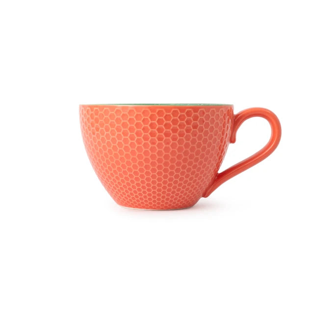 Mikasa Grey Floral Stoneware Mug, 330ml