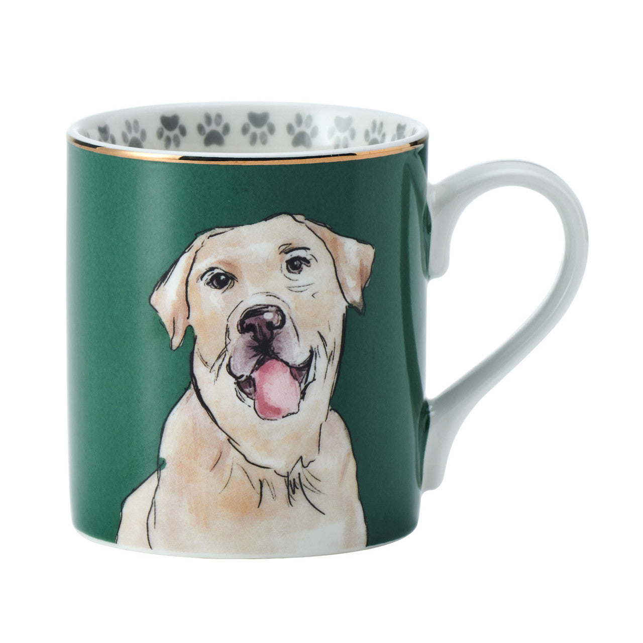 Mikasa Labrador Straight-Sided Porcelain Mug, 280ml