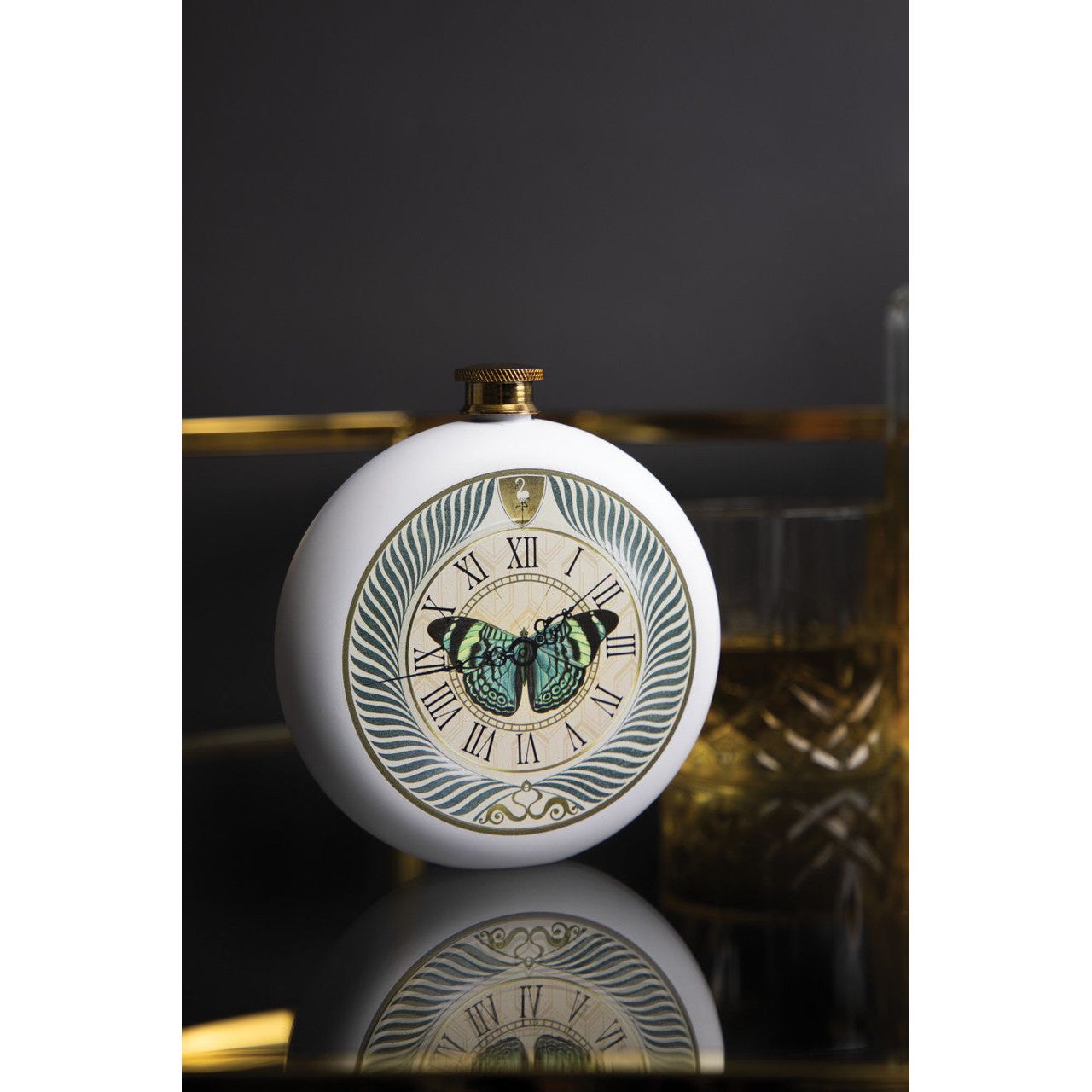 BarCraft 240ml Stainless Steel Hip Flasks Assorted Designs