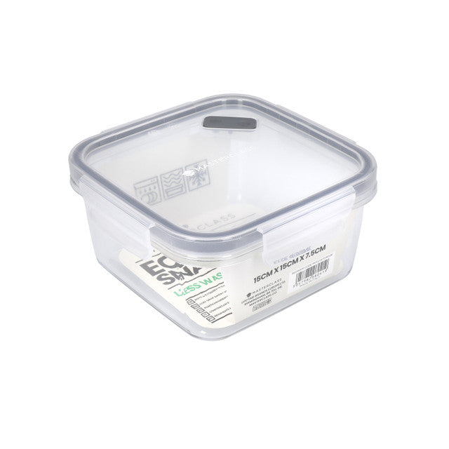 MasterClass Eco Snap Food Storage Container, 800ml, Square