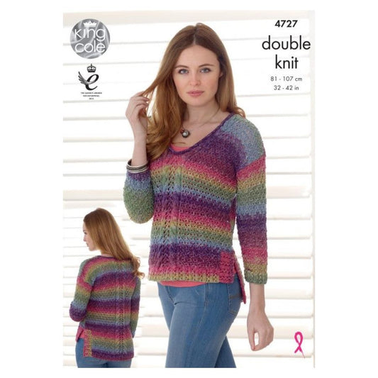 Light Jumper and Cardigan Knitted in Double Knit