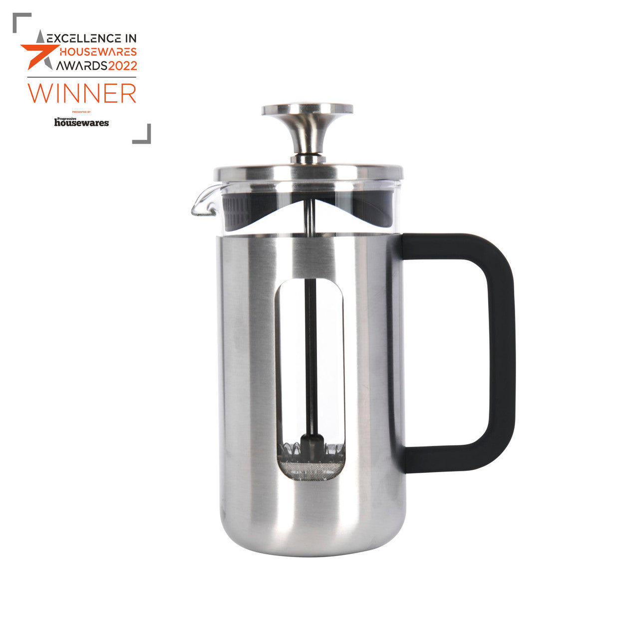 La Cafetière Pisa Cafetiere, 8-Cup, Stainless Steel