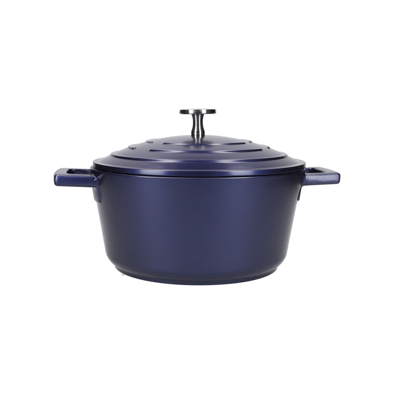 MasterClass Cast Aluminium Casserole Dish, 2.5L, Metallic Blue