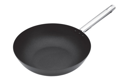 MasterClass Carbon Steel Wok 30cm
