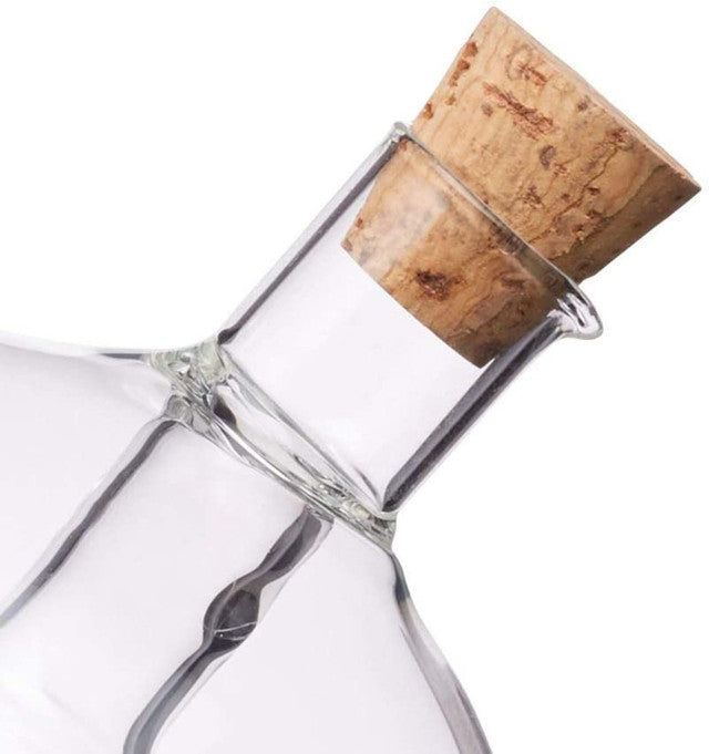 KitchenCraft World of Flavours Italian Round Dual Oil and Vinegar Bottle