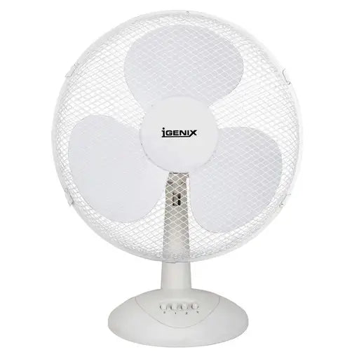 16" Desk Fan White