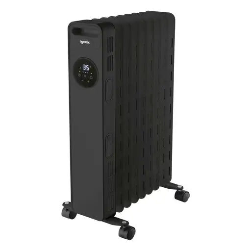 2000W Digital Oil filled Radiator Black