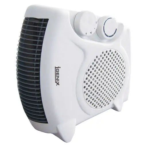 2000W Fan Heater Flat or Upright White