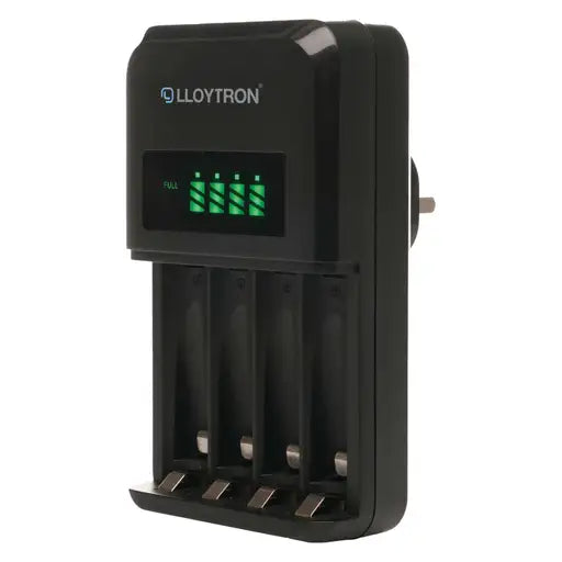 Ultra Fast AA and AAA Intelligent LCD Battery Charger