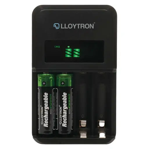 Ultra Fast AA and AAA Intelligent LCD Battery Charger