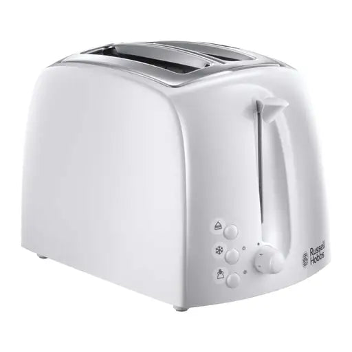 2 Slice Textures Toaster White