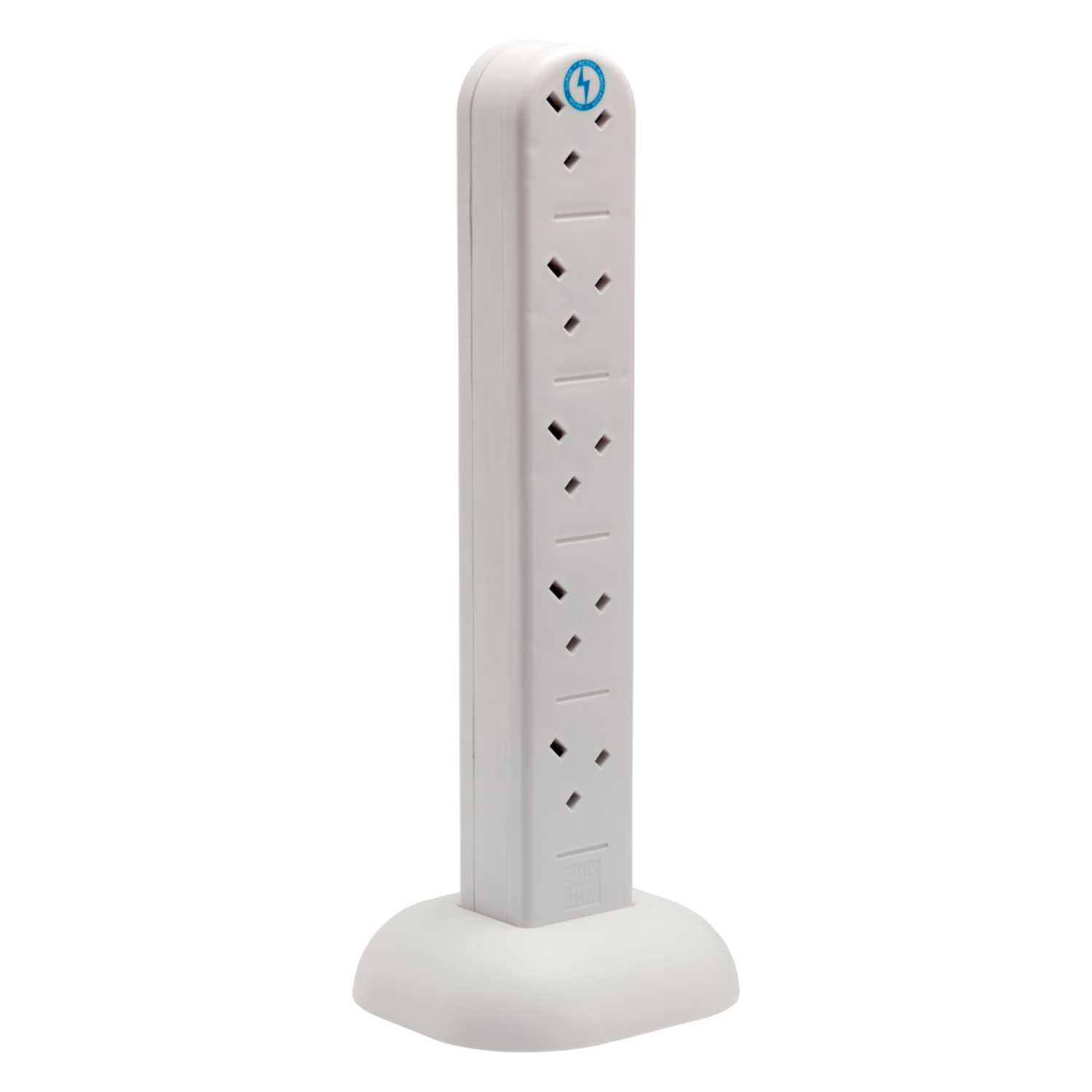 13A 2m10 Gang Surge Protected Extension Tower with Neon Indicator G