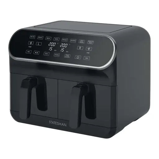 8 Litre Dual Zone Digital Air Fryer Black