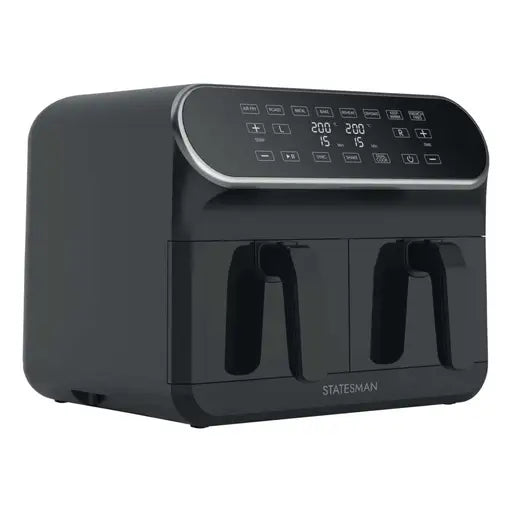 8 Litre Dual Zone Digital Air Fryer Black