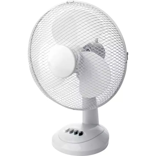 9 Inch Desk Fan White