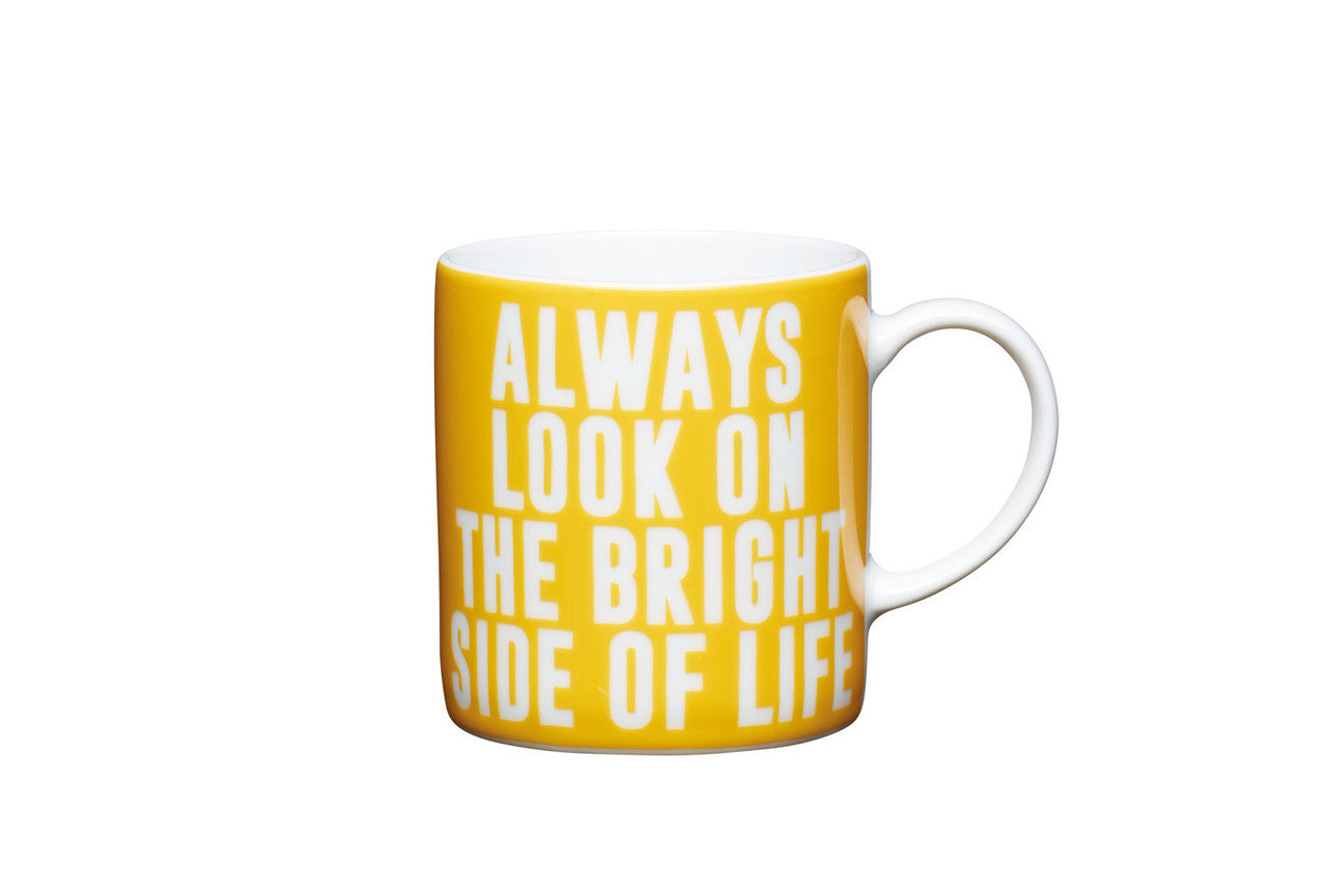 KitchenCraft 80ml Porcelain "Always Look" Espresso Cup