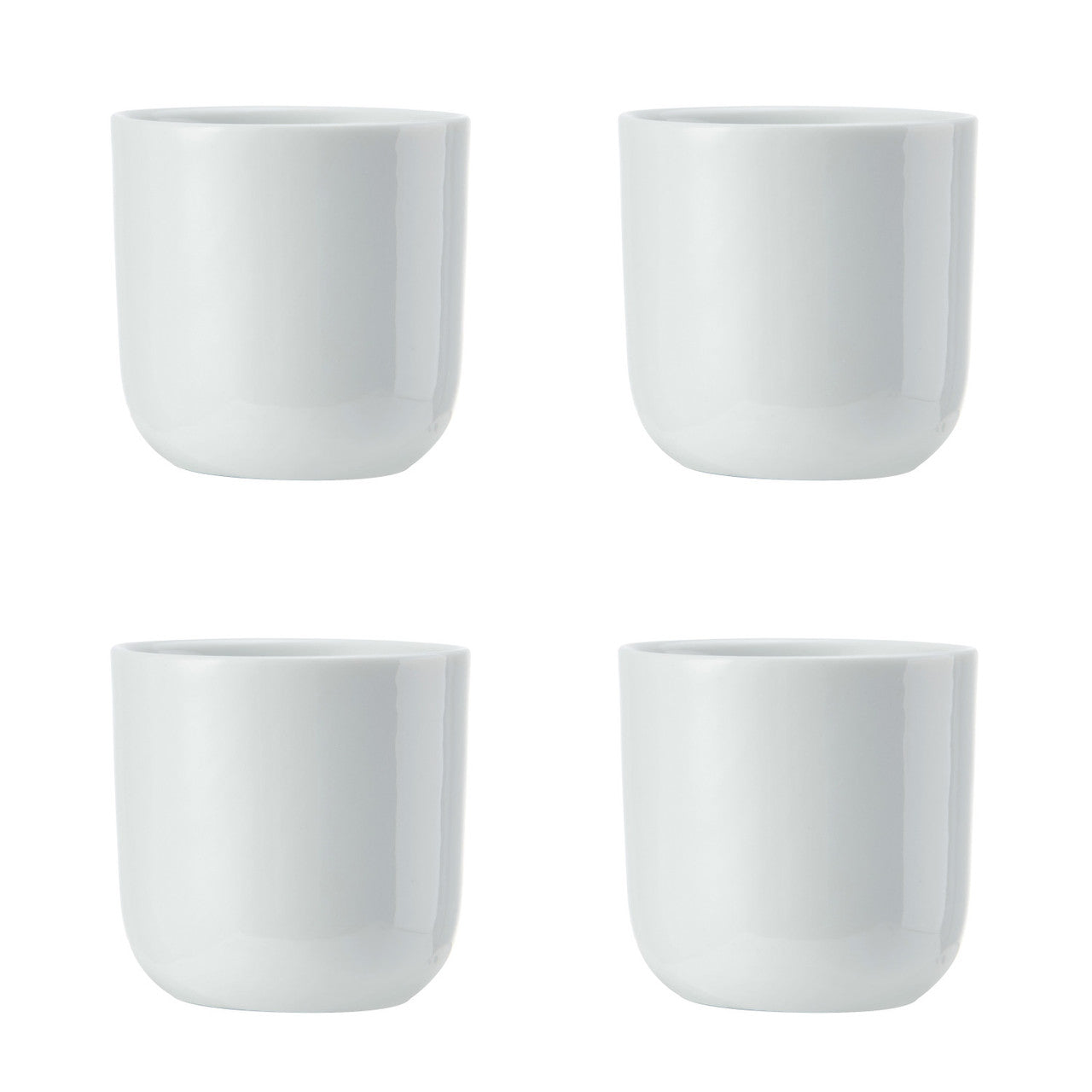 Mikasa Chalk 4pc Porcelain Egg Cup Set, 5cm, White