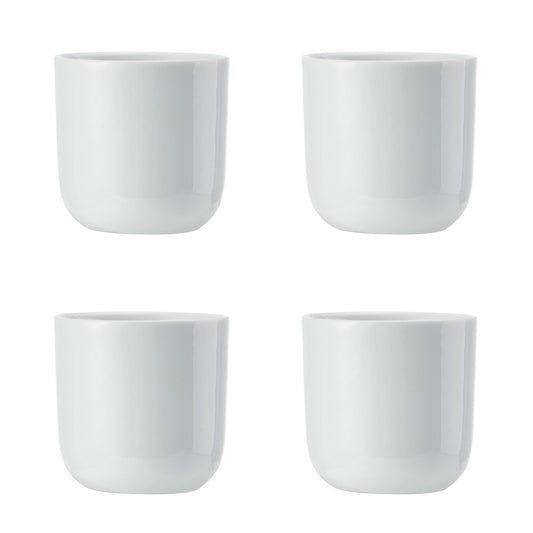 Mikasa Chalk 4pc Porcelain Egg Cup Set, 5cm, White