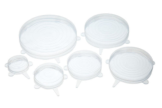 KitchenCraft Set of Six Silicone Lids