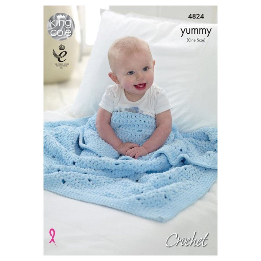 Crochet Blankets crocheted with Yummy