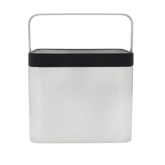 MasterClass Stainless Steel Compost Bin with Antimicrobial Lid