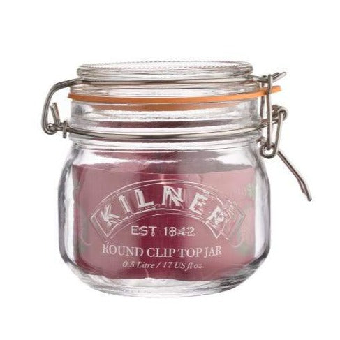 Clip Top Round Jar 0.5 Litre