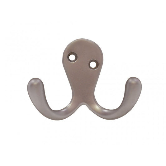 Die Cast Double Robe Hook Chrome plate