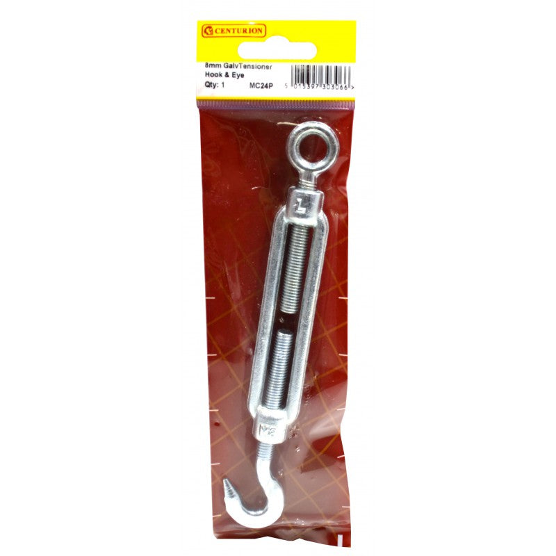 8mm Galvanised Forged Tensioner Hook & Eye
