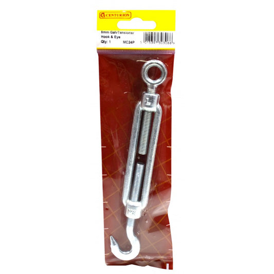 8mm Galvanised Forged Tensioner Hook & Eye