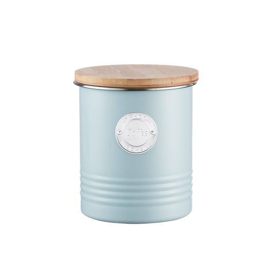 Living Coffee Canister Blue 1 Litre