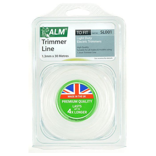 ALM Round Trimmer Line (30m X 1.3mm) For Lightweight Electric Trimmers