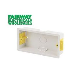 2 Gang Dry Lining Box 35mm Deep