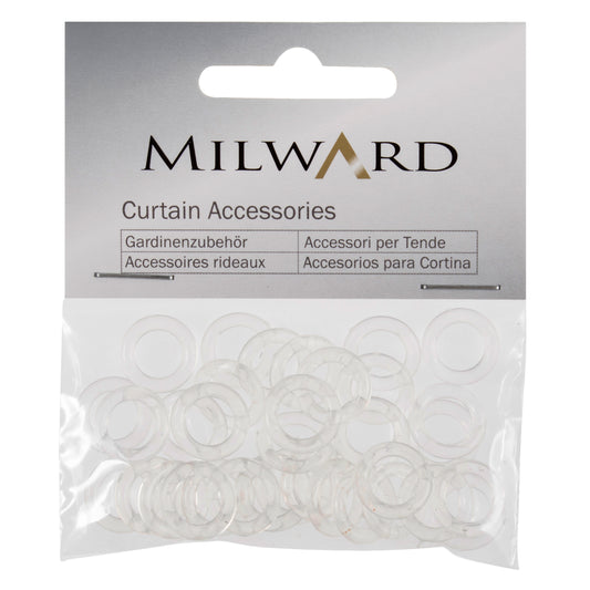 Austrian Blind Rings: 13mm: Clear: Pack of 30