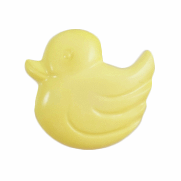 Yellow Duck Button 14mm