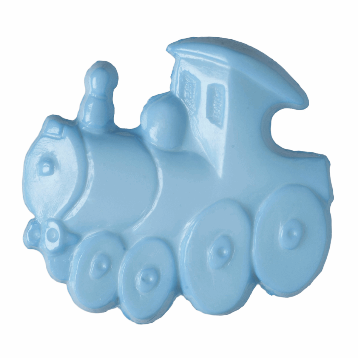 Blue Train Button 18mm