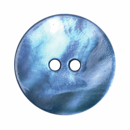 Concave Shell Dark Royal Blue 18mm