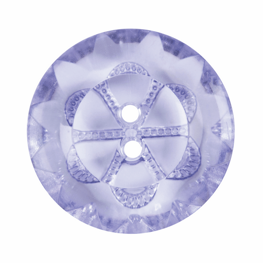 Clear Purple Button 22.5mm