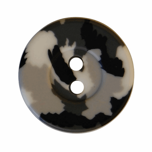 Snow Camouflage Button 17.5mm