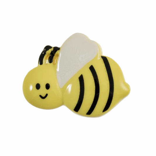 Happy Bee Button 22mm