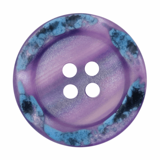 Purple Rimmed Button 23mm